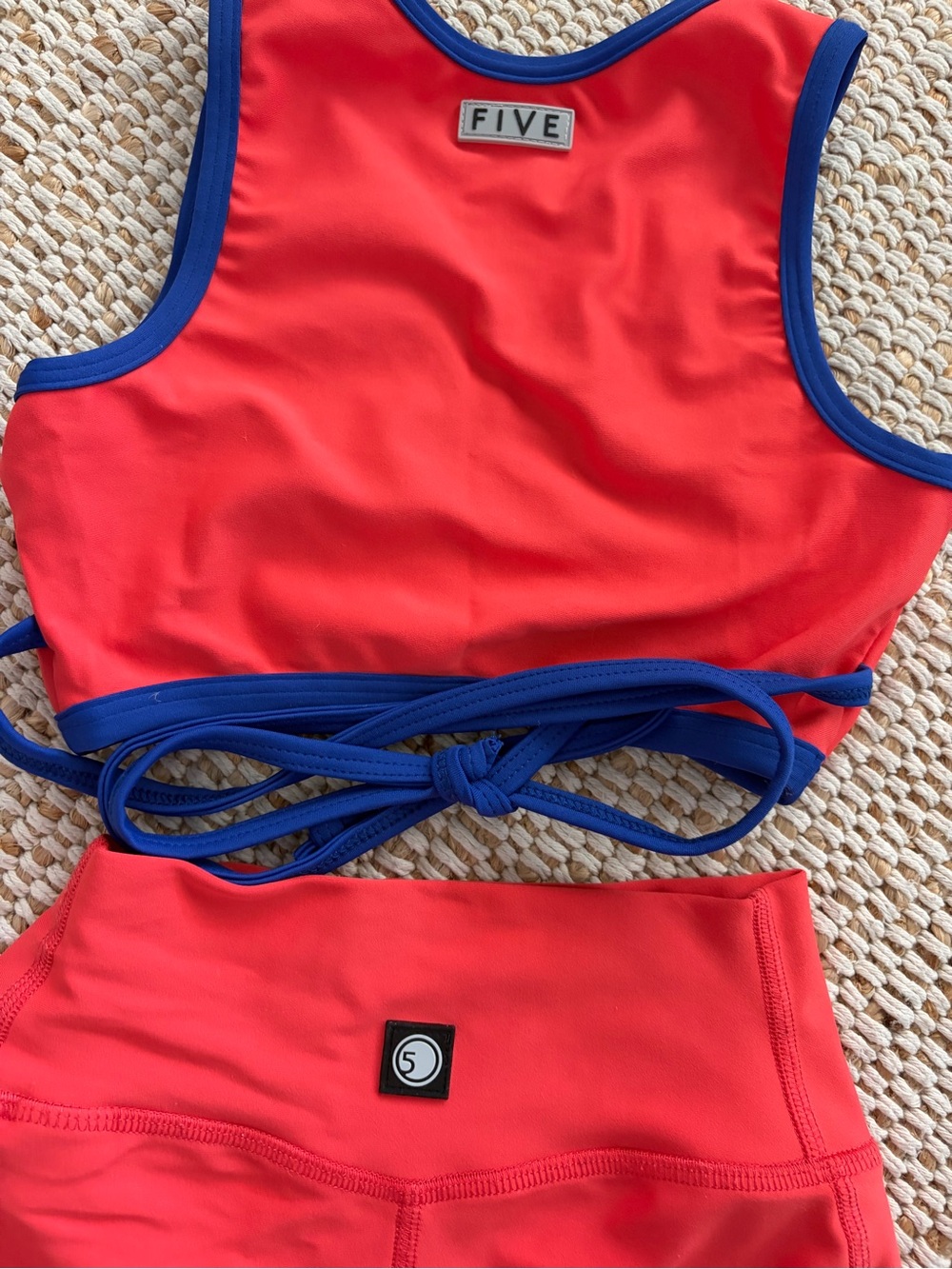 Five the label dance wear girls two piece set guava child large - Picture 5 of 7